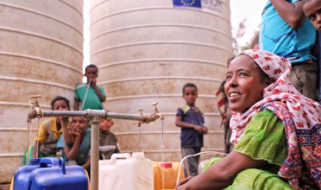 Clean and Safe Water Welcome Relief for Tigray’s Conflict-displaced Families