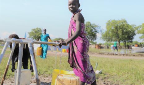 IOM Provides Safe Drinking Water for Flood-Affected Communities in Pibor, South Sudan 