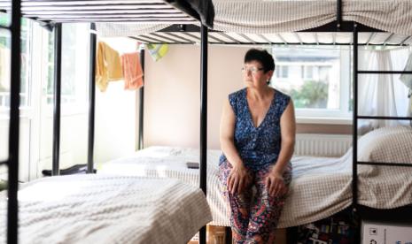 Comment un groupe de femmes ukrainiennes a construit un refuge en plein déplacement
