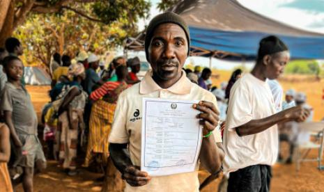 Para los desplazados internos en Mozambique, tener identidad es un paso más hacia la recuperación
