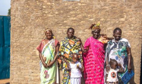 Members of the WMC pose for a photo with their childrens. Photo: Achuoth Philip Deng 